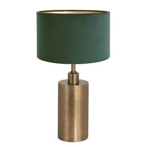 Tischleuchte Brass Typ C Eisen / Polyester - 1-flammig - Dunkelgrün