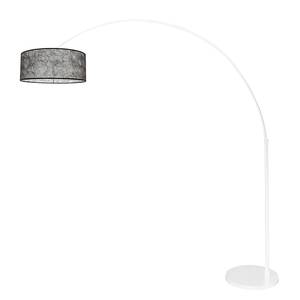 Lampadaire Sparkled Light Fer / Coton - Noir chiné - 1 ampoule - Noir chiné