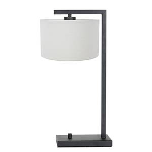 Lampe Stang Fer / Coton - Blanc cassé - 1 ampoule - Blanc laine