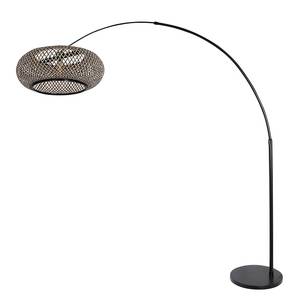 Lampadaire Maze Fer / Bambou - Noir - 1 ampoule - Noir