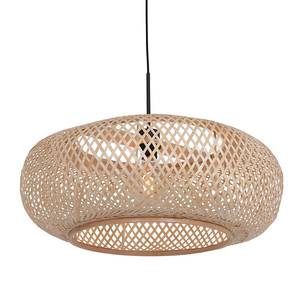 Hanglamp Maze ijzer / bamboe - beige - 1 lichtbron - Beige