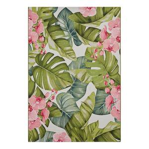 Tapis intérieur / extérieur Tropical Polyester / Polypropylène - Vert / Multicolore - 160 x 235 cm