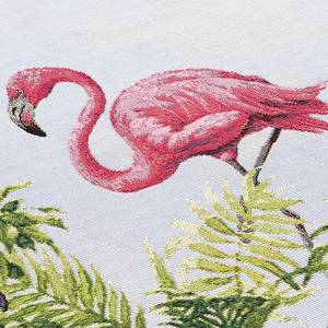 In-& outdoorvloerkleed Tropical Birds polyester/polypropeen - groen/wit - 160 x 235 cm