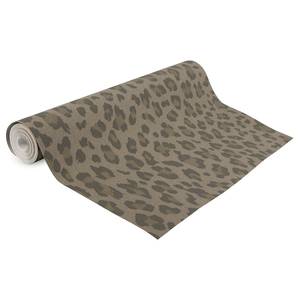 Papier peint intissé Tiger Druck 10 m x 52 cm - Marron