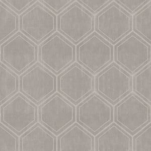 Carta da parati Hexagon A 10m x 52cm - Beige