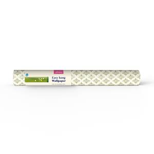 Papier peint intissé Beckett Star 10 m x 52 cm - Vert