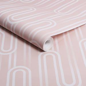 Papier peint intissé Envy Ups n Downs 10 m x 52 cm - Rose foncé