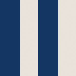 Carta da parati Harborough Stripe 10m x 52cm - Blu