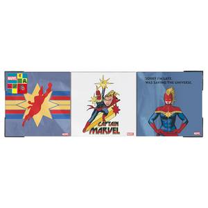 Set di 3 quadri Captain Marvel 90 x 30 cm