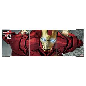 Set di 3 quadri Iron Man Classic 90 x 30 cm