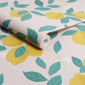 Papier peint intissé Envy Feeling Fruity 10 m x 52 cm - Jaune