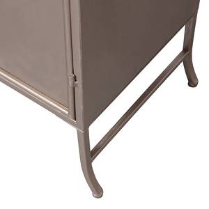 Credenza con vetrina Flint Ferro - Champagne