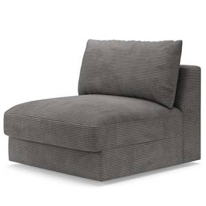 Fauteuil Dixwell Velours côtelé Lizza: Gris