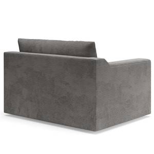 1,5-Sitzer Sofa Dixwell Cordstoff Lizza: Grau - Armlehne davorstehend links