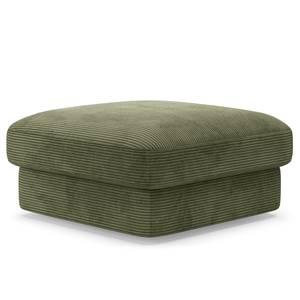 Polsterhocker Dixwell Small Cordstoff Lizza: Olive