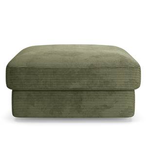 Polsterhocker Dixwell Small Cordstoff Lizza: Olive