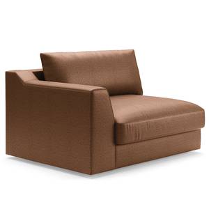 1,5-Sitzer Sofa Dixwell Antiklederlook - Microfaser Taeko: Braun - Armlehne davorstehend links