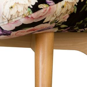 Fauteuil BRAZIL met bloemenpatroon Zonder hocker