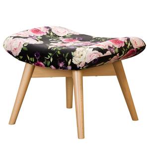 Fauteuil BRAZIL avec motif à fleurs Avec repose-pieds