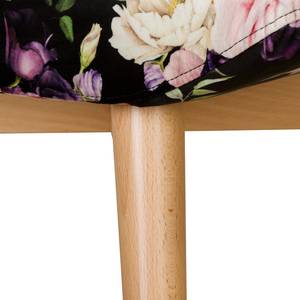 Sessel BRAZIL mit Blumenmuster Mit Hocker