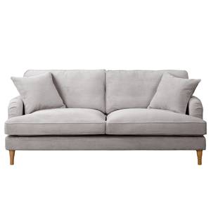 2-Sitzer Sofa Bethania Cordstoff Lola: Hellgrau