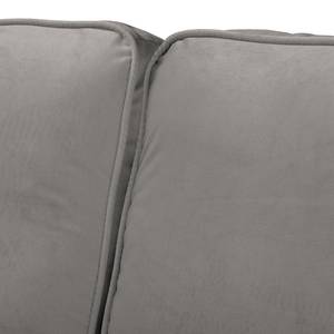 Schlafsofa Bethania mit Matratze Samt Ravi: Taupe