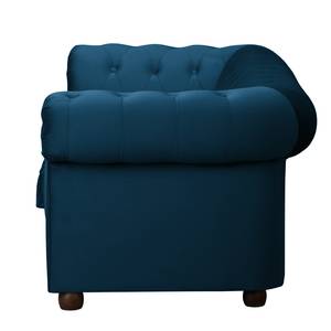 2-Sitzer Sofa Upperclass Samt Ravi: Marineblau