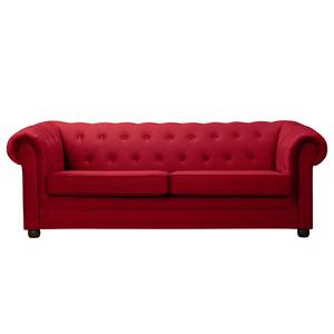 3-Sitzer Sofa Upperclass Samt Ravi: Rot