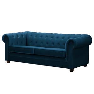 3-Sitzer Sofa Upperclass Samt Ravi: Marineblau