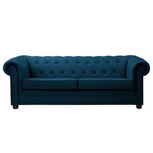 3-Sitzer Sofa Upperclass Samt Ravi: Marineblau