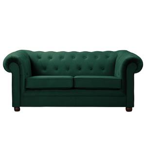 2-Sitzer Sofa Upperclass Samt Ravi: Antikgrün