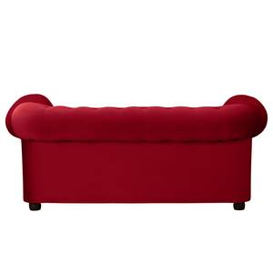 2-zitsbank Upperclass Velours Ravi: Rood