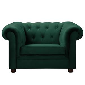 Fauteuil Upperclass Velours Ravi: Vert vieilli