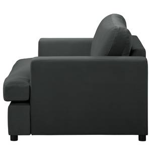 Fauteuil XXL Nerpio Velours Vaia: Gris foncé