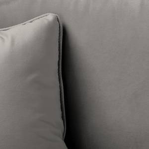 Ecksofa Bethania Samt Ravi: Taupe - Longchair davorstehend links