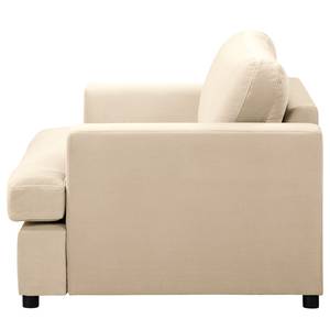 Fauteuil XXL Nerpio Velours Vaia: Crème