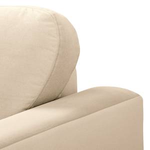 XXL-fauteuil Nerpio Velours Vaia: Crèmekleurig