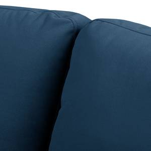 Hoekbank Nerpio Velours Vaia: Donkerblauw - Longchair vooraanzicht links