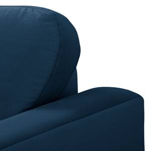 XXL-fauteuil Nerpio Velours Vaia: Donkerblauw