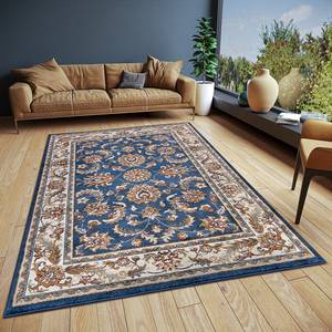 Tapis oriental Reni Polypropylène - Bleu foncé - 57 x 90 cm