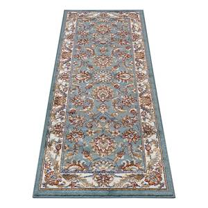 Tapis oriental Reni Polypropylène - Bleu ciel - 80 x 240 cm