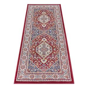 Tapis oriental Mochi Polypropylène - Rouge / Blanc - 80 x 240 cm