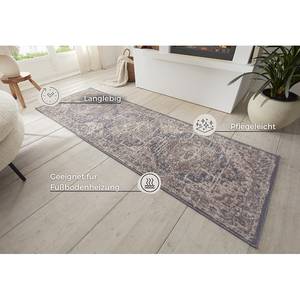 Kurzflorteppich Sand Polypropylen - Lila / Beige - 120 x 170 cm