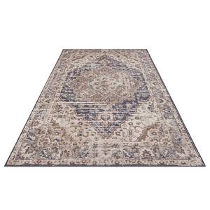 Kurzflorteppich Sand Polypropylen - Lila / Beige - 160 x 235 cm