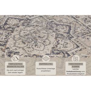 Kurzflorteppich Sand Polypropylen - Creme / Beige - 120 x 170 cm