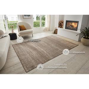 Kurzflorteppich Jord Beige - 80 x 200 cm