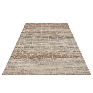 Kurzflorteppich Jord Polypropylen - Sand / Braun - 80 x 120 cm