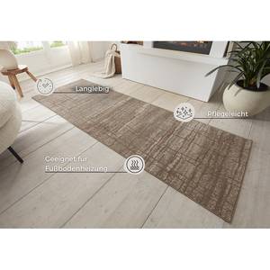 Kurzflorteppich Jord Polypropylen - Beige / Hellbraun - 200 x 280 cm