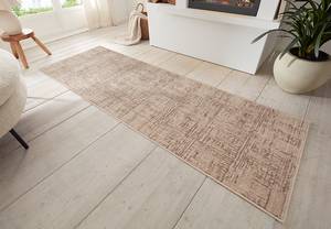 Laagpolig vloerkleed Sole Beige - 80 x 200 cm