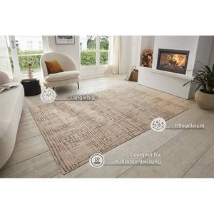 Laagpolig vloerkleed Sole Beige - 80 x 200 cm